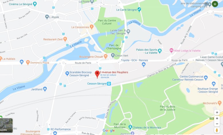 Plan cabinet 3 avenue des peupliers